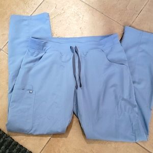Dusty blue figs scrub pants